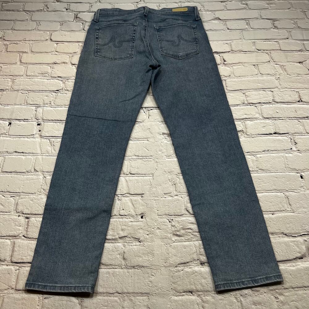 AG for Anthropologie Stevie High Rise Ankle Slim Straight Jeans 30R J3003